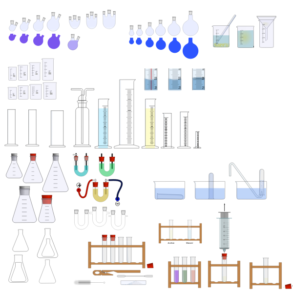 Chemistry (laboratory) glasswear set 2